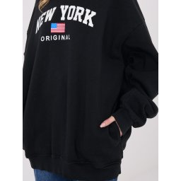 Hanorac negru New York Original