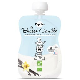 Iaurt BIO din lapte de vaca si vanilie, +6 luni Popote