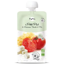 Mancare BIO din paste, feta si rosii, +6 luni Popote