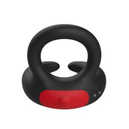 Inel penis Open Design Negru/Rosu