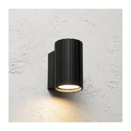 Brilagi - Aplică de perete CRISPINA 1xGU10/10W/230V 10 cm neagră