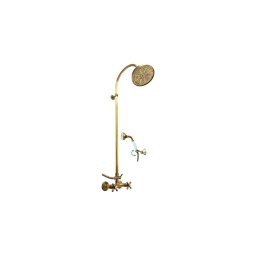 RAV Slezák MK181.5/3SM - Set de duș cu baterie MORAVA RETRO, alamă antichizată