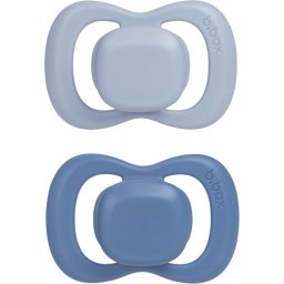 B.Box Silicone 0-6m suzetă Ocean/Sky 2 buc