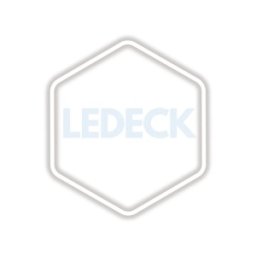 Lumină LED Hexagonală Profesională Aluminiu – 1 Modul 83x98CM – Service Auto, Detailing, Ateliere, Spații Comerciale