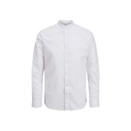 JACK & JONES Cămaşă Jjjoe Ls Plain Mao 12205921 C-N100 white