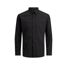 JACK & JONES Cămaşă Jjejoe Ls Plain 12187222 C-N10 black