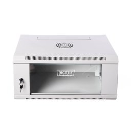 DIGITUS Wallmount cabinet 9U, 600x450mm, grey RAL 7035