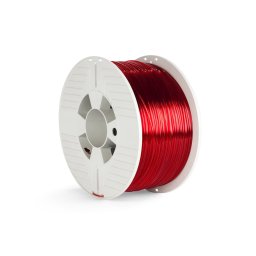 Filament Imprimanta 3D, PET-G, 1.75mm, 1Kg, Rosu transparent