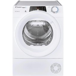 Uscator de rufe Candy Rapido ROE H9A2TE-S, Pompa de caldura, 9 kg, Clasa A++, WiFi, Easy case, Senzor uscare, Antisifonare, Alb