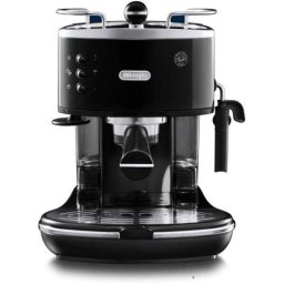 Espressor manual DeLonghi Icona ECO311.BK, 1100 W, 1.4 L, 15 bar, Negru