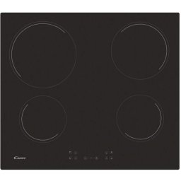 Plita incorporabila CANDY Idea CH64CCB/4U2, vitroceramica, 4 zone de gatit, 6500 W, Control touch, Negru