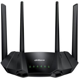 Router Wireless Dahua DH-AX15M, AX1500, Dual-Band, Wi-Fi 6, Negru