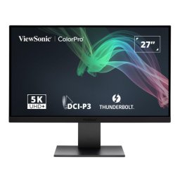 Monitor IPS LED ViewSonic 27" VP2788-5K, 5K. 5120 x 2880, HDMI, DisplayPort, Boxe, Pivot Negru/Gri
