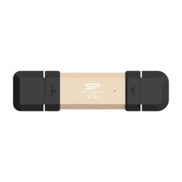 SSD extern Silicon Power DS72, 1TB, USB-C/USB 3.2 Gen 2, Auriu