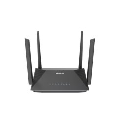 Router Wireless ASUS RT-AX52 Pro, AX3000, Dual-Band, Dual-Core 1.3GHz CPU, 128MB Flash, 256MB RAM, Gigabit, VPN, IPTV, AiMesh, Negru