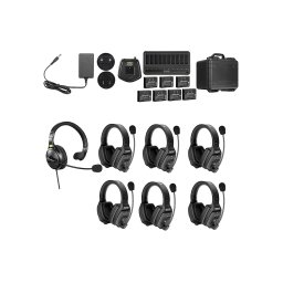 Sistem intercom wireless, Saramonic WiTalk WT7D, pentru 7 persoane, Full-Duplex 1.9GHz, dual-ear