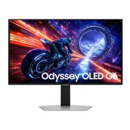 Monitor Gaming OLED, Samsung S27FG602SU, 27 inch, QHD (2560 x 1440), HDMI, DisplayPort, Pivot, 500 Hz, 0.03 ms, Argintiu
