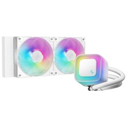 Cooler Procesor DEEPCOOL LE240 V2, ARGB, Alb