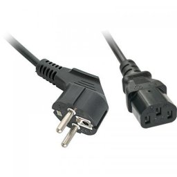 Cablu alimentare Schuko Lindy IEC C13, 2m, Negru