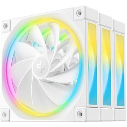 Ventilatoare DEEPCOOL FL12R-3in1, 2 x 120mm, ARGB, Alb