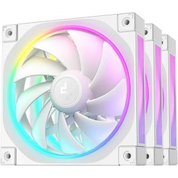 Ventilatoare Carcasa DEEPCOOL FL12-3in1, 2 x 120mm, ARGB, Alb