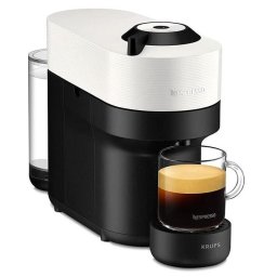 Espressor Krups Vertuo Pop Coconut XN 9201, 1500W, Alimentare Capsule, 0.56 L, Oprire automata Negru-Alb