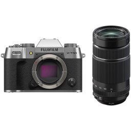 Aparat Foto Mirrorless Fujifilm X-T50, 40.2MB + Obiectiv XF 70-300mm R LM OIS WR, Argintiu
