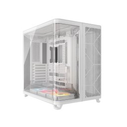 Carcasa Corsair AIR 5400 RS-R ARGB, Triple Chamber, Panoramic Glass, Mid-Tower, Alb