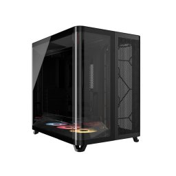 Carcasa Corsair AIR 5400 RS-R ARGB, Triple Chamber, Panoramic Glass, Mid-Tower, Negru