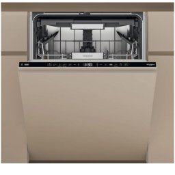 Masina de spalat vase incorporabila Whirlpool W7IHT40T, 15 seturi, 8 programe, MaxiSpace, Tehnologia Al 6-lea Simt, NaturalDry, Clasa C, PowerCleanPro, Pornire cu intarziere, 60 cm