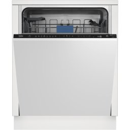 Masina de spalat vase incorporabila Beko BDIN38440P, 14 seturi, 8 programe, Clasa C, Display LCD, SilentWash, PowerIntense, Alb