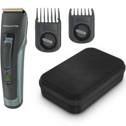 Aparat de tuns parul si barba Rowenta Advancer TN5224E0, 2 piepteni reglabili, pana la 29 de lungimi, 0.5 - 30 mm, setare precizie 1 mm, autonomie 120 minute, indicator baterie LED, husa inclusa, negru