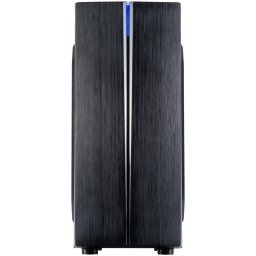 Carcasa Inter-Tech B-48, Middle Tower, fara sursa, ATX, Negru