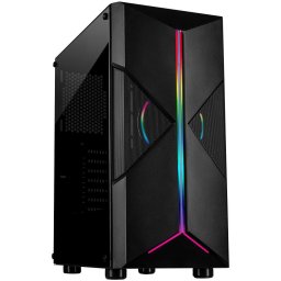 Carcasa Inter-Tech IT-3306 Cavy, Mid-Tower, fara sursa, ATX, Negru