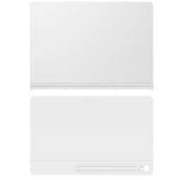 Husa de protectie Samsung Smart Book Cover pentru Galaxy Tab S10 FE Plus, ALB