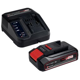 Kit acumulator si incarcator Einhell PXC 4512097, 18 V. 2.5Ah, max 720 W, Rosu-Negru