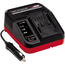 Incarcator acumulatori auto Einhell Power-X-Car 18 V, 3 Ah, Negru-Rosu