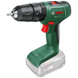 Masina de gaurit si insurubat (bormasina) pe acumulator cu percutie Bosch EasyImpact 06039D810H, 18V-40, 1630 RPM, 36 Nm, 24.450 percutii/min, 13 mm mandrina rapida, fara acumulator/incarcator, Verde-Negru
