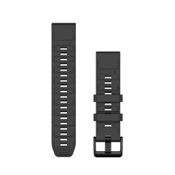 Curea ceas smartwatch Garmin QuickFit, 22mm, Silicon, Gri