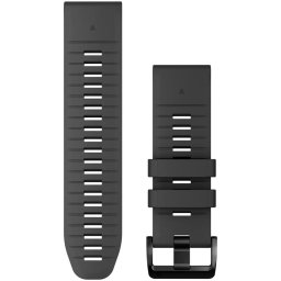 Curea ceas smartwatch Garmin, 26mm, QuickFit, Silicon, Graphite