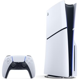 Consola PlayStation 5 (PS5) Slim, 1TB SSD, E-Chassis, Alb-Negru