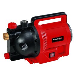 Pompa apa de suprafata pentru apa curata Einhell GC-GP 1045, 1050 W, 4500 l/h debit maxim, 4.8 bar presiune maxima, 35°C temperatura maxima, 48 m refulare, 8 m absorbtie, Rosu-Negru