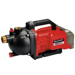 Pompa de gradina apa curata pe acumulator Einhell PXC Aquinna, 2x18 V,inaltime max. pompare 26 m,capacitate 3000 l/h,inaltime aspirare 8 m,presiune max. 2.6 bar,fara acumulator si incarcator in setul de livrare, Rosu-Negru