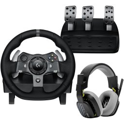 Volan Logitech G920 Driving Force Racing + Casti Astro A10, Negru