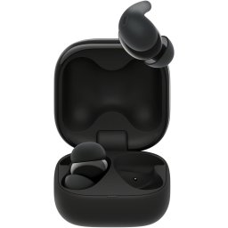 Casti In-Ear Sony LinkBuds Fit WF-LS910NB, True Wireless, Noise Cancelling, Bluetooth, Multipoint, Microfon, Fast Pair, IPX4, Autonomie 21 ore, Negru