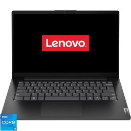 Laptop LENOVO V14 G5 IRL, procesor Intel Core i5-13420H, 14 inch, Full HD, 8GB RAM, 512GB SSD, Intel UHD, No OS, Negru