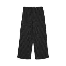 Vero Moda Petite Pantaloni 'VMBERLIN' gri metalic / alb