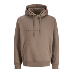 Jack & Jones Plus Pulover 'JJEStar' maro mokka