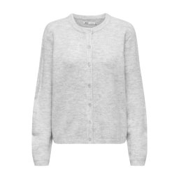 ONLY Geacă tricotată 'ONLSimoni' gri deschis