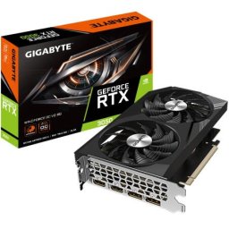 Placa video NVIDIA GeForce RTX 3050 WINDFORCE OC V2 8GB, GDDR6, 128bit
